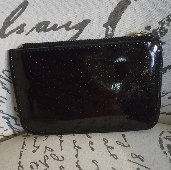 Kate Spade ♠️ sparkle patent keychain Wristlet GUC - Picture 3 of 10